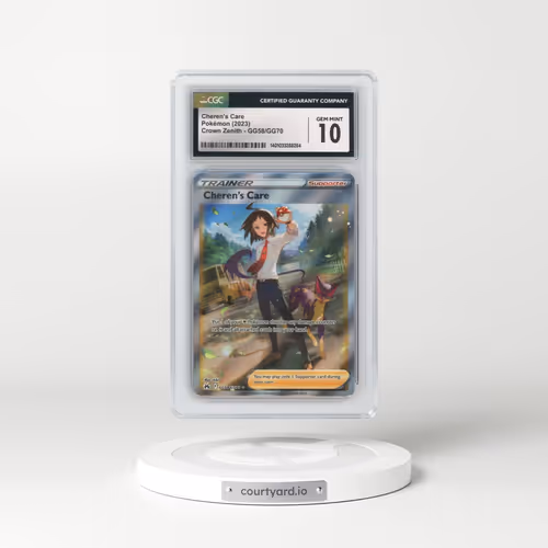 2023 Crown Zenith #GG58/GG70 Cheren's Care - Galarian Gallery Holo (CGC 10 GEM MINT)