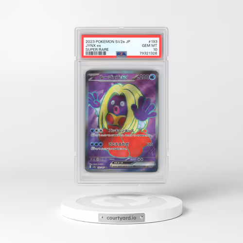 2023 Pokémon Sv2a-Pokemon 151 #193 Jynx EX - Holo Super Rare (PSA 10 GEM MINT)