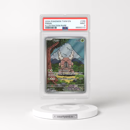 2024 Twilight Masquerade - TWM EN #168 Pinsir - Illustration Rare (PSA 9 MINT)