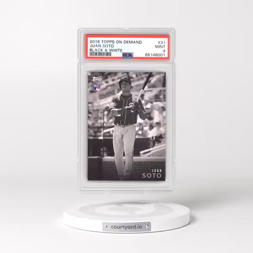 2018 Topps on Demand Black & White #31 Juan Soto (PSA 9 MINT)