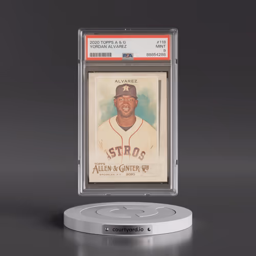 2020 Topps Allen & Ginter #118 Yordan Alvarez (PSA 9 MINT)