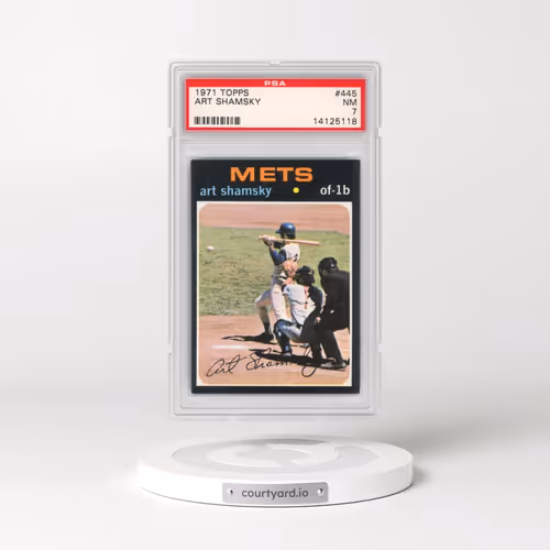1971 Topps #445 Art Shamsky (PSA 7 NM)