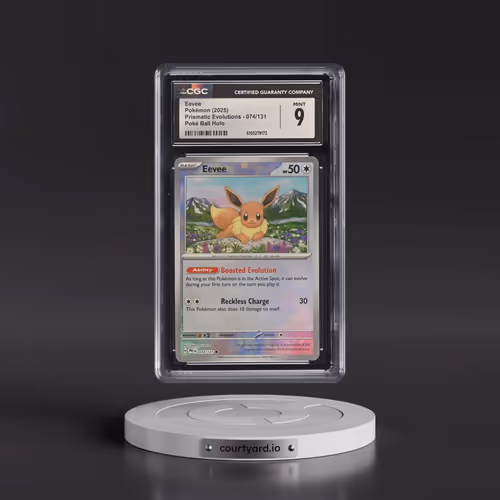2024 Prismatic Evolutions - PRE EN #074/131 Eevee - Poké Ball Holo (CGC 9 MINT)