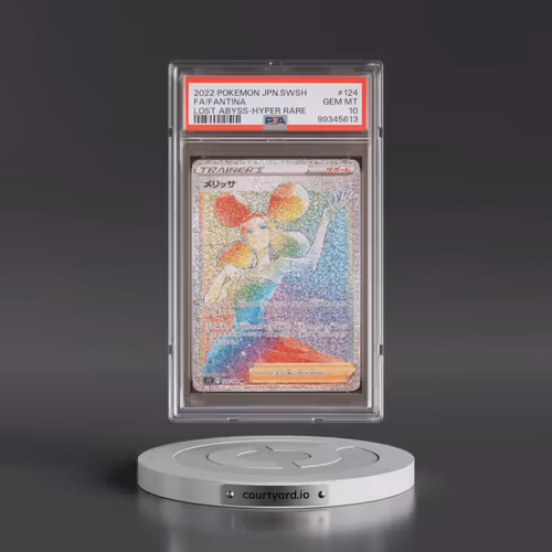 2022 Pokémon Sword & Shield Lost Abyss #124 Fantina - Full Art Hyper Rare (PSA 10 GEM MINT)