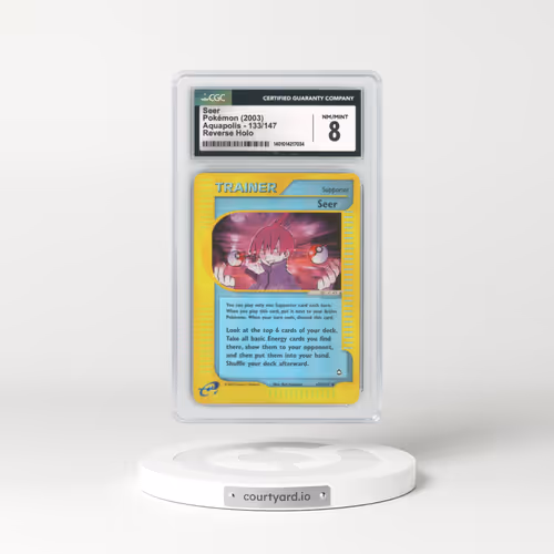 2003 Aquapolis #133 Seer - Holo e-Card Symbol (CGC 8 NM-MT)