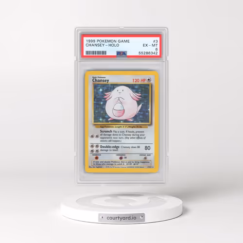 1999 Pokémon Game #3 Chansey - Holo (PSA 6 EX-MT)