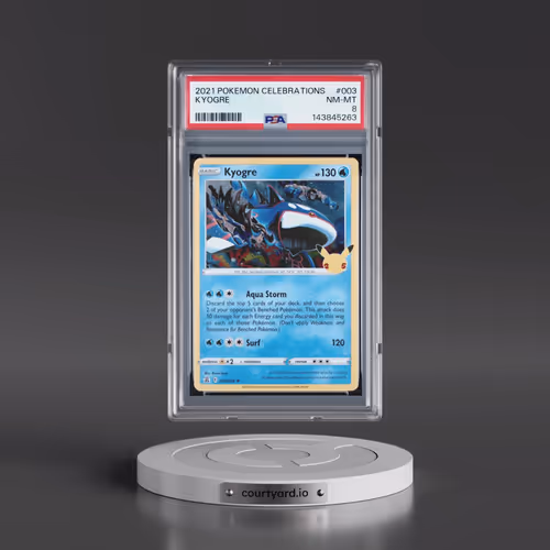 2021 Pokémon Celebrations #003 Kyogre (PSA 8 NM-MT)