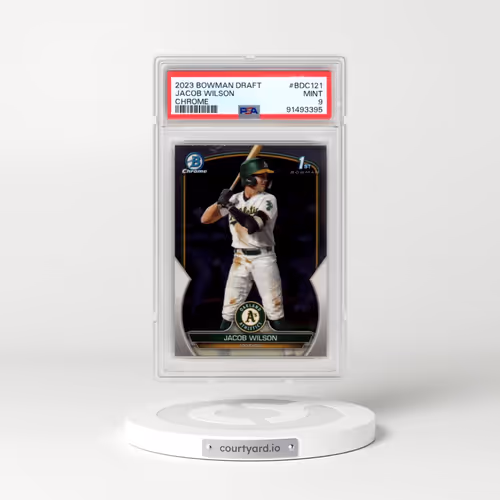 2023 Bowman Draft #BDC121 Jacob Wilson - Chrome (PSA 9 MINT)