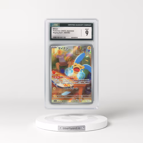2023 Raging Surf #066/062 Minun - Holo (CGC 9 MINT)