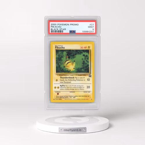 2000 Pokémon Promo Black Star #27 Pikachu (PSA 9 MINT)