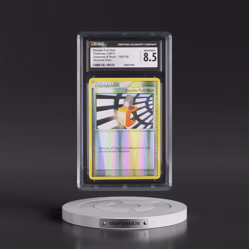 2007 Diamond & Pearl #105/130 Double Full Heal - Reverse Holo (CGC 8.5 NM-MT+)