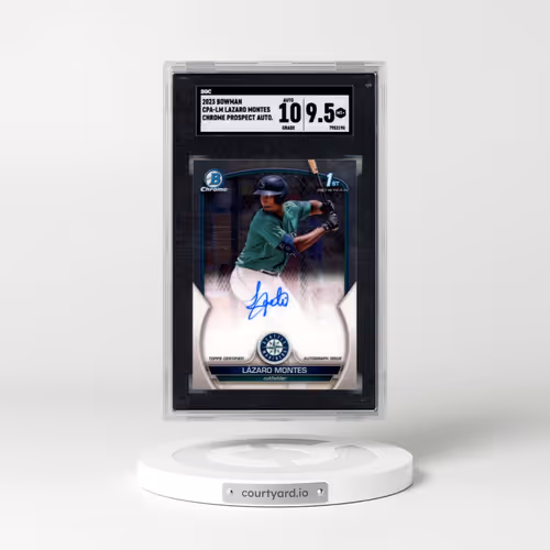 2023 Bowman #CPA-LM Lazaro Montes - Chr. Pros. Auto. (SGC 9.5 MINT+)
