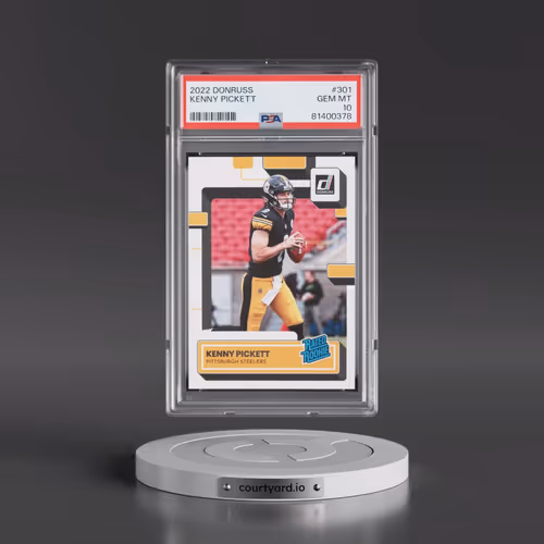 2022 Panini Donruss #301 Kenny Pickett (PSA 10 GEM MINT)