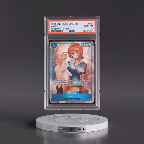 2024 One Piece OP09-Emperors in the New World #050 Nami - Alternate Art (PSA 10 GEM MINT)