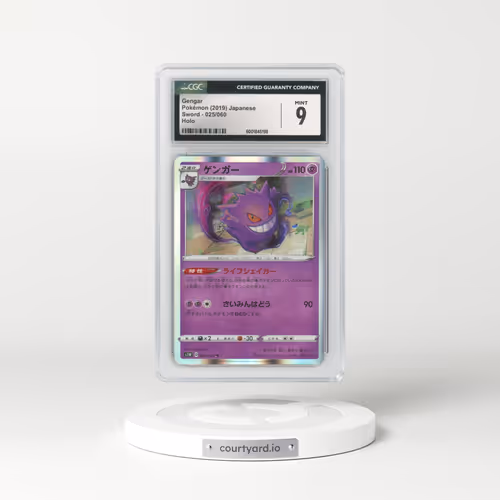 2019 Sword #025/060 Gengar - Holo (CGC 9 MINT)