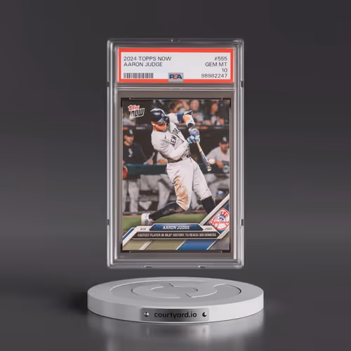 2024 Topps Now #555 Aaron Judge (PSA 10 GEM MINT)