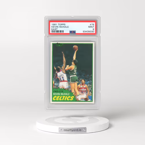 1981 Topps #75 Kevin McHale - East (PSA 9 MINT)