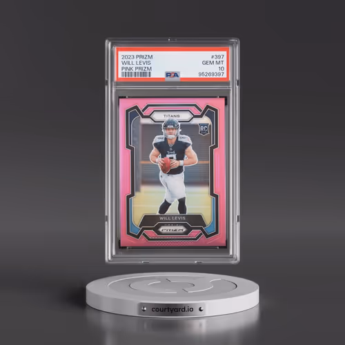 2023 Panini Prizm #397 Will Levis - Pink Prizm (PSA 10 GEM MINT)