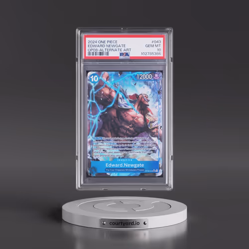 2024 One Piece OP08-Two Legends #043 Edward Newgate - Alternate Art (PSA 10 GEM MINT)