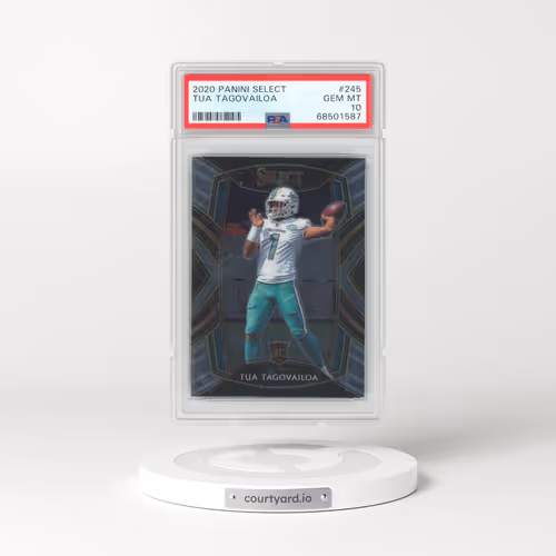 2020 Panini Select #245 Tua Tagovailoa (PSA 10 GEM MINT)