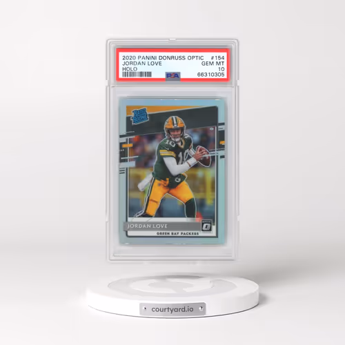 2020 Panini Donruss Optic #154 Jordan Love - Holo (PSA 10 GEM MINT)