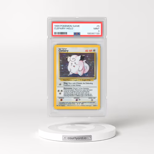 1999 Pokémon Game #5 Clefairy - Holo (PSA 9 MINT)