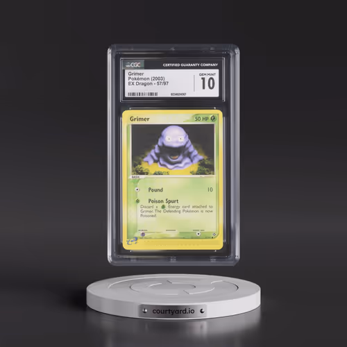 2003 EX Dragon (2003 Copyright, w/ "e" Symbol) #57/97 Grimer (CGC 10 GEM MINT)