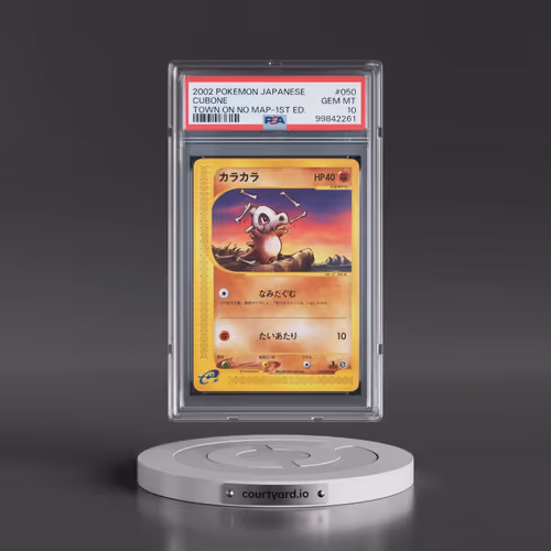 2002 Pokémon the Town on No Map #050 Cubone - 1st Edition (PSA 10 GEM MINT)