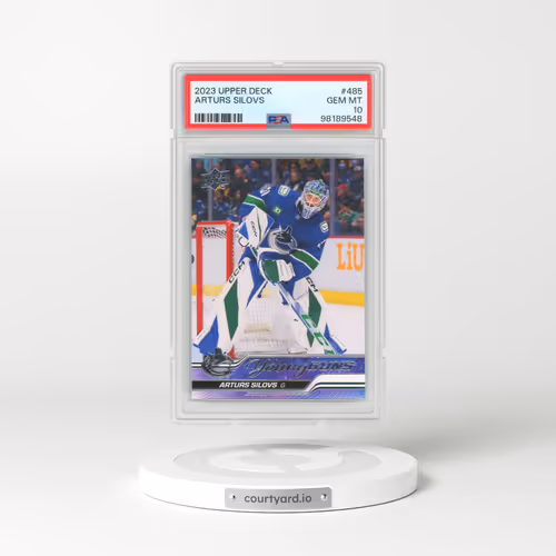 2023 Upper Deck #485 Arturs Silovs (PSA 10 GEM MINT)