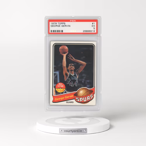 1979 Topps #1 George Gervin (PSA 5 EX)