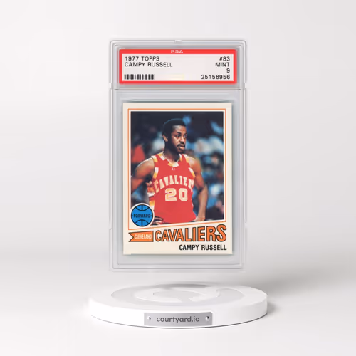 1977 Topps #83 Campy Russell (PSA 9 MINT)