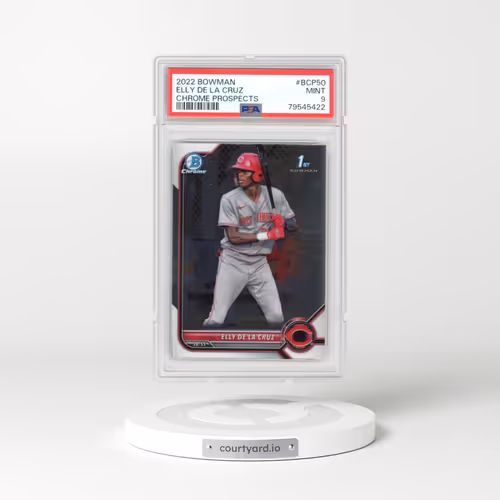 2022 Bowman Chrome Prospects #BCP50 Elly de La Cruz (PSA 9 MINT)