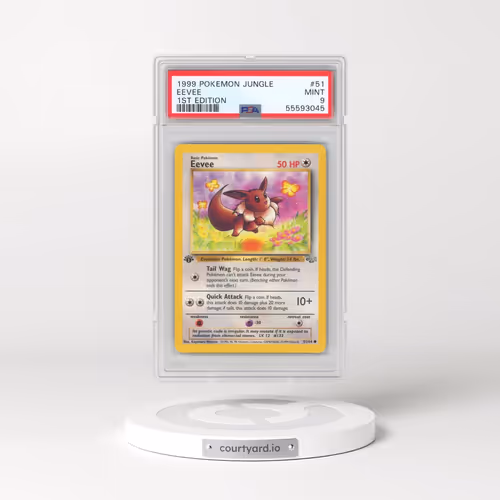 1999 Pokémon Jungle #51 Eevee - 1st Edition (PSA 9 MINT)