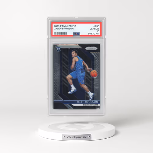 2018 Panini Prizm #250 Jalen Brunson (PSA 10 GEM MINT)