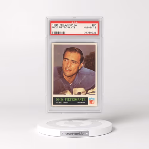 1965 Philadelphia #66 Nick Pietrosante (PSA 8 NM-MT)