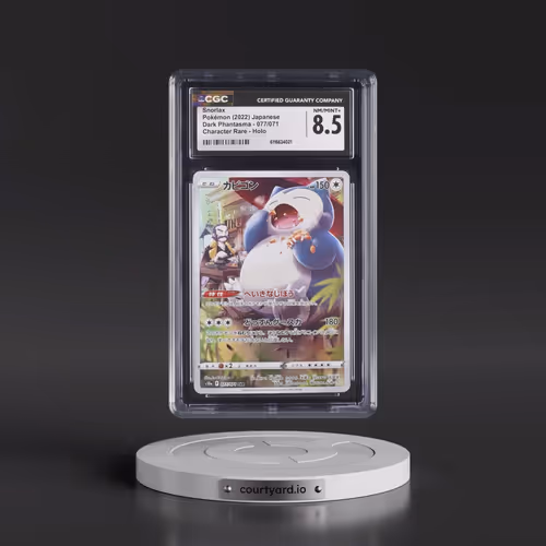 2021 Dark Phantasma #077/071 Snorlax - Character Rare Holo (CGC 8.5 NM-MT+)