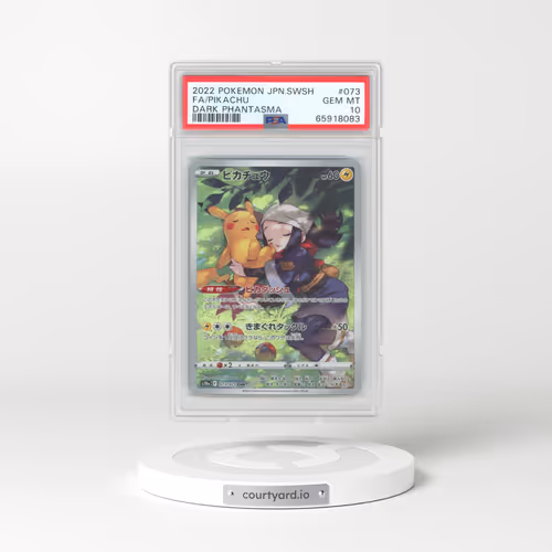 2022 Pokémon Sword & Shield Dark Phantasma #073 Pikachu - Full Art (PSA 10 GEM MINT)