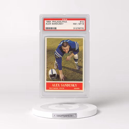 1964 Philadelphia #10 Alex Sandusky (PSA 8 NM-MT)