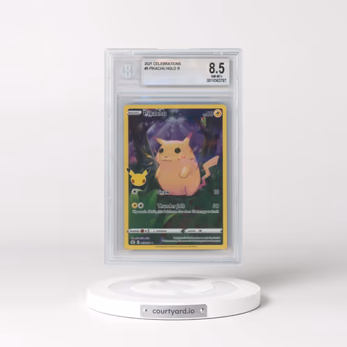 2021 Celebrations #005 Pikachu - Holo (BGS 8.5 NM-MT+)