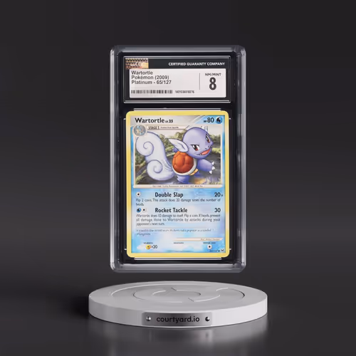 2009 Platinum #65/127 Wartortle (CGC 8 NM-MT)