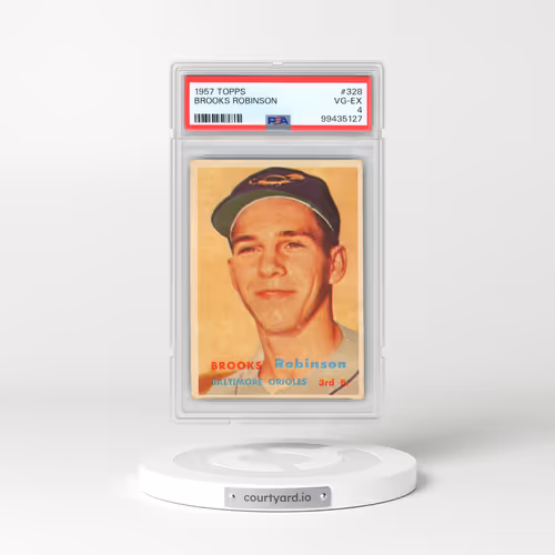 1957 Topps #328 Brooks Robinson (PSA 4 VG-EX)