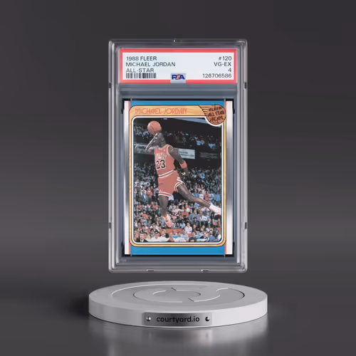 1988 Fleer #120 Michael Jordan - All-Star (PSA 4 VG-EX)