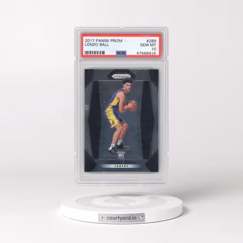 2017 Panini Prizm #289 Lonzo Ball (PSA 10 GEM MINT)