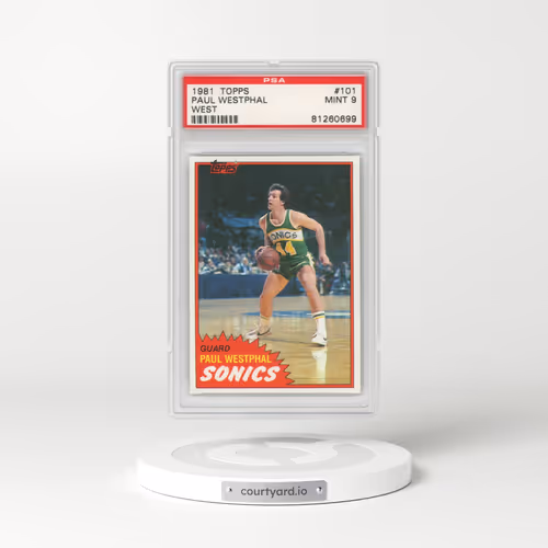 1981 Topps #101 Paul Westphal - West (PSA 9 MINT)