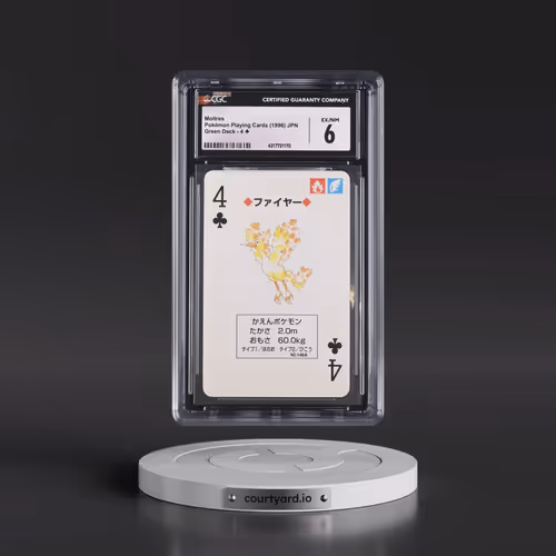1996 Green Deck (Pocket Monster Venusaur Back) #4ÿ Moltres (CGC 6 EX-NM)