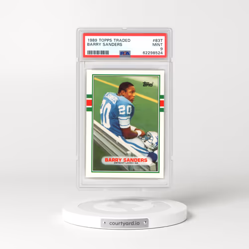 1989 Topps Traded #83T Barry Sanders (PSA 9 MINT)