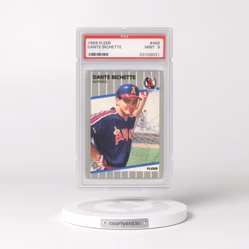 1989 Fleer #468 Dante Bichette (PSA 9 MINT)