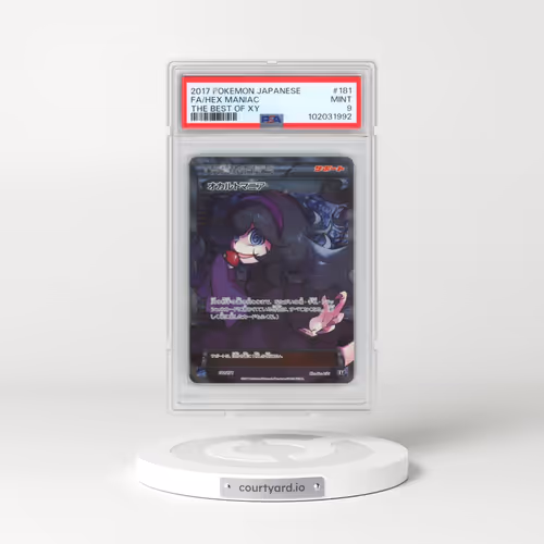 2017 Pokémon the Best of XY #181 Hex Maniac - Full Art (PSA 9 MINT)