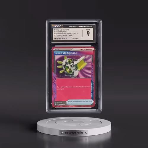 2024 Prismatic Evolutions - PRE EN #128/131 Scoop Up Cyclone - ACE SPEC Rare Holo (CGC 9 MINT)