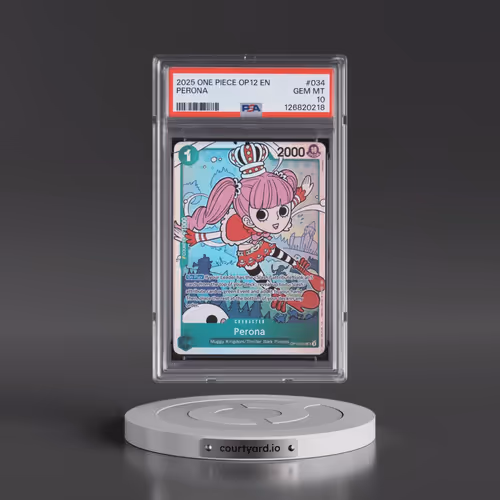 2025 One Piece OP12-Legacy of the Master #034 Perona (PSA 10 GEM MINT)